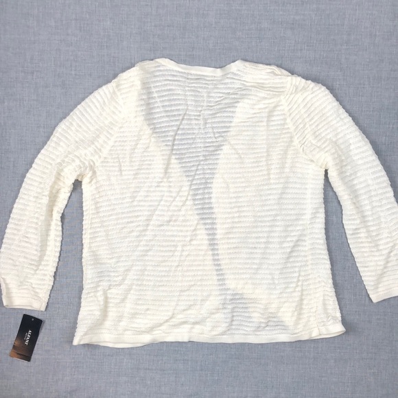 Alfani Ivory Open Front Cardigan Size Petite Small - Picture 4 of 4